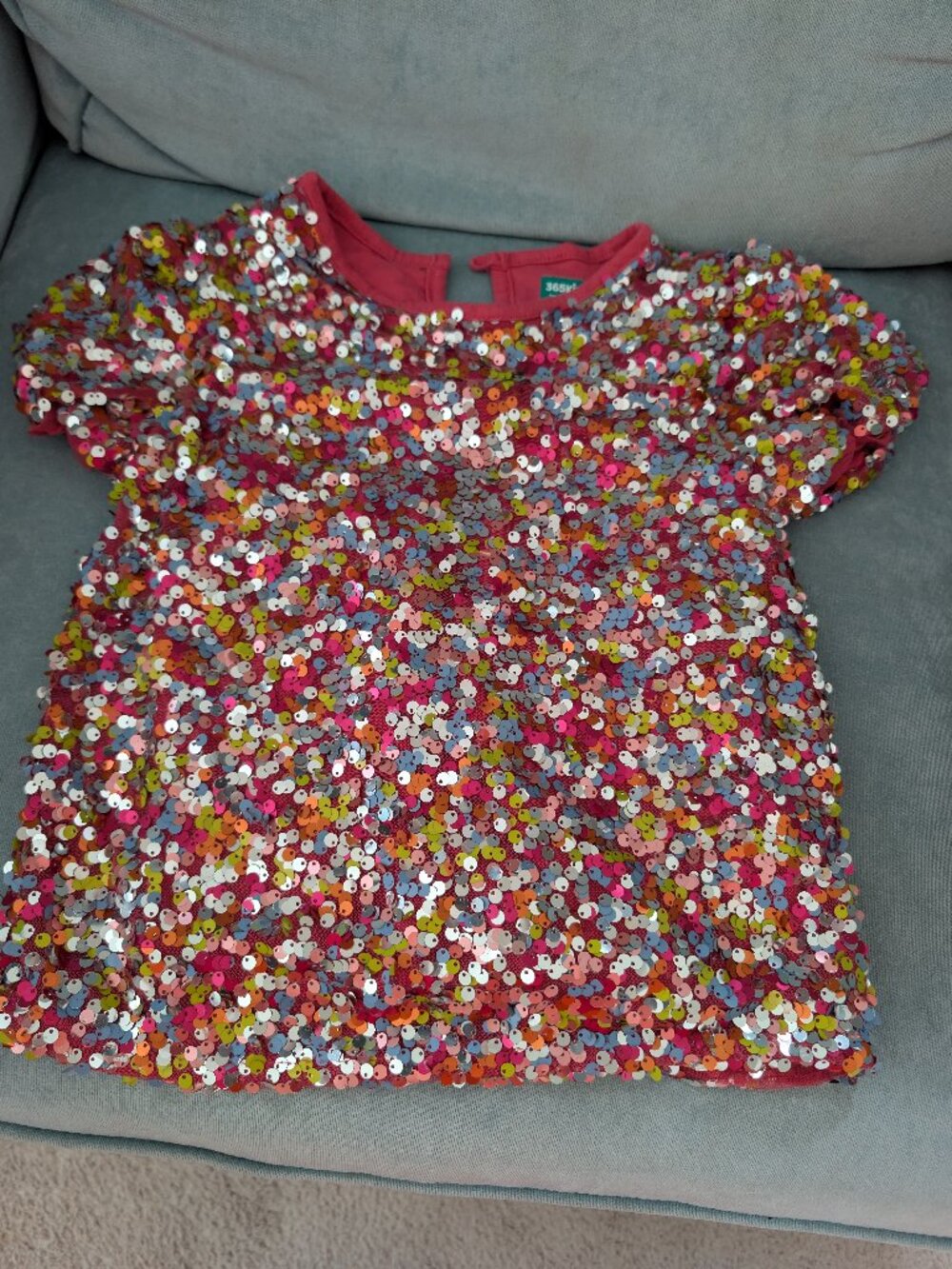 Girls Sequin Shirt size 7